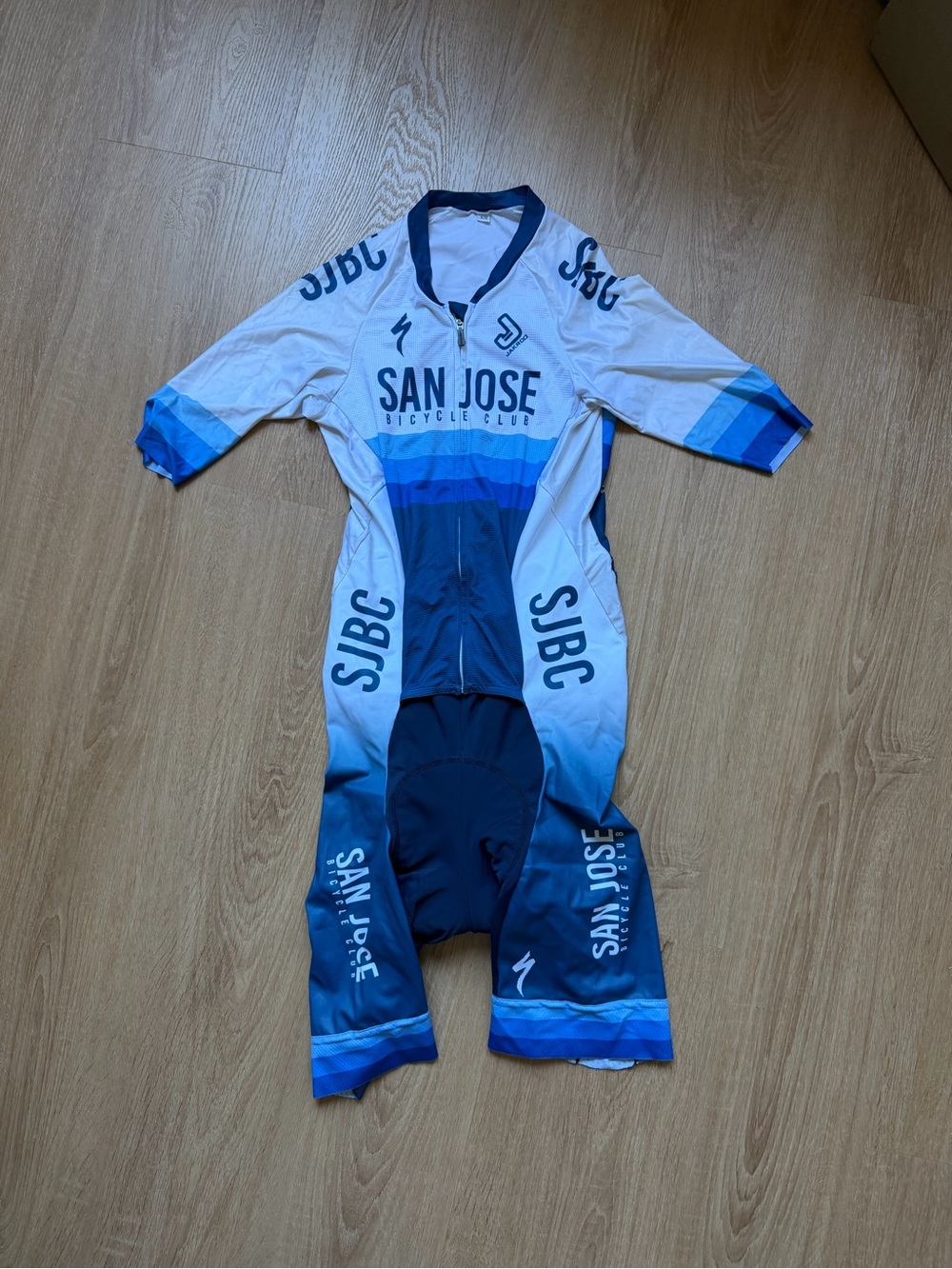 Jakroo San Jose Bicycle Club Cycling Skinsuit Size XS